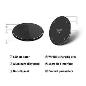 15W Fast Wireless Charger Pad - Crazy_Gadget15W Fast Wireless Charger PadCrazy_Gadget