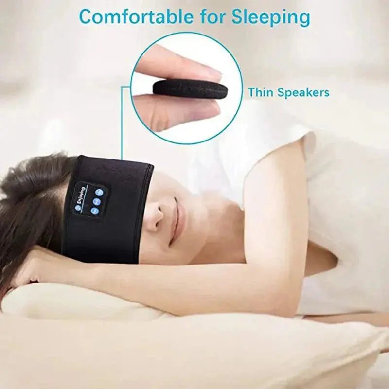 Bluetooth Sleep Headband – Wireless Headphones, Built - In Speakers, Comfortable Fabric, 10 - Hour Battery Life - Crazy_GadgetBluetooth Sleep Headband – Wireless Headphones, Built - In Speakers, Comfortable Fabric, 10 - Hour Battery LifeCrazy_Gadget