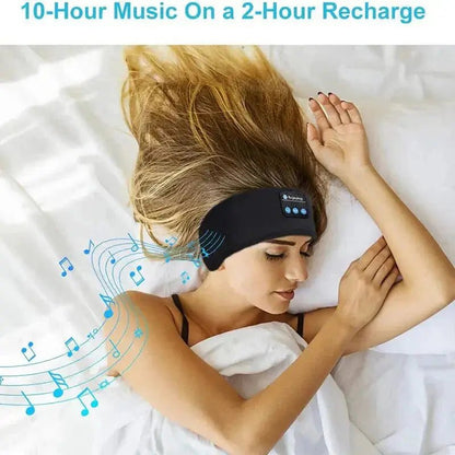 Bluetooth Sleep Headband – Wireless Headphones, Built - In Speakers, Comfortable Fabric, 10 - Hour Battery Life - Crazy_GadgetBluetooth Sleep Headband – Wireless Headphones, Built - In Speakers, Comfortable Fabric, 10 - Hour Battery LifeCrazy_Gadget