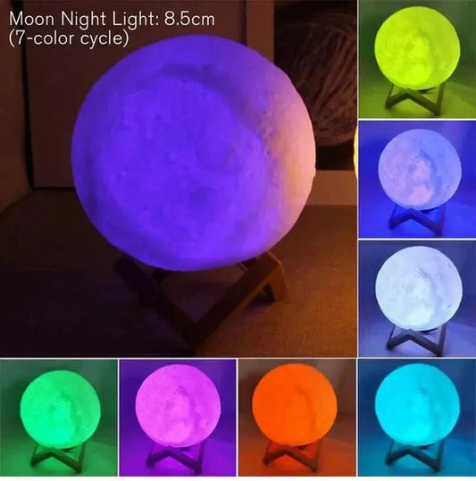 D5 Starry Moon Lamp 8Cm - LED Night Light with Stand, Perfect for Bedroom Decor and Gifts - Crazy_GadgetD5 Starry Moon Lamp 8Cm - LED Night Light with Stand, Perfect for Bedroom Decor and GiftsCrazy_Gadget