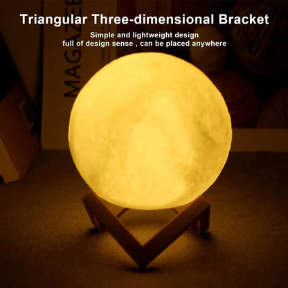 D5 Starry Moon Lamp 8Cm - LED Night Light with Stand, Perfect for Bedroom Decor and Gifts - Crazy_GadgetD5 Starry Moon Lamp 8Cm - LED Night Light with Stand, Perfect for Bedroom Decor and GiftsCrazy_Gadget
