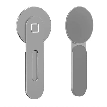 Metal Expansion Phone Stand for Laptop and Tesla Vehicles - Magnetic Folding Phone Holder with 15W Fast Charger - Crazy_GadgetADADADCrazy_Gadget