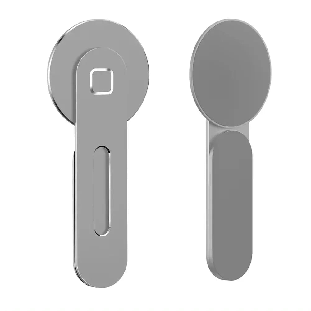 Metal Expansion Phone Stand for Laptop and Tesla Vehicles - Magnetic Folding Phone Holder with 15W Fast Charger - Crazy_GadgetADADADCrazy_Gadget