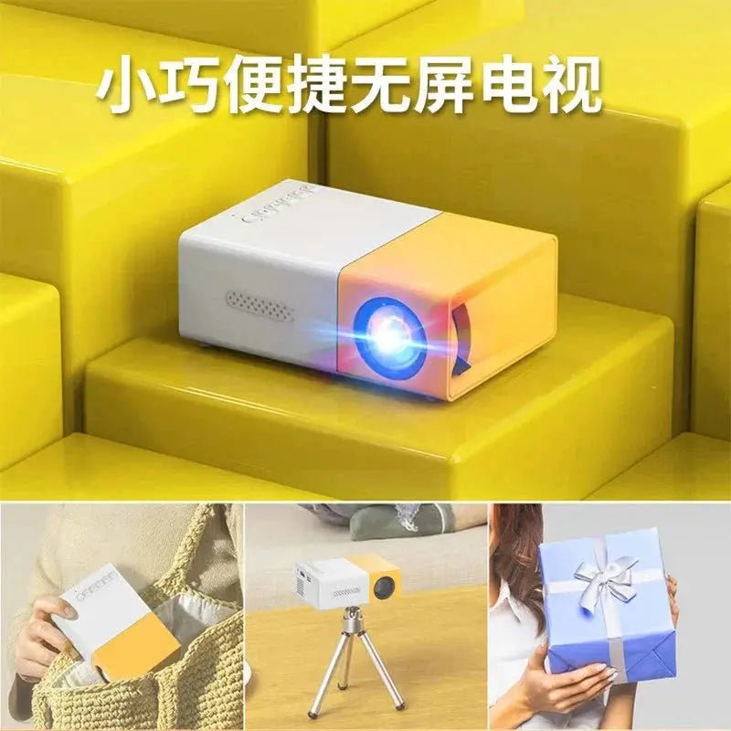 Portable 1080P Full HD Mini Projector with 4K Video Playback - Crazy_Gadget#original_value#Crazy_Gadget