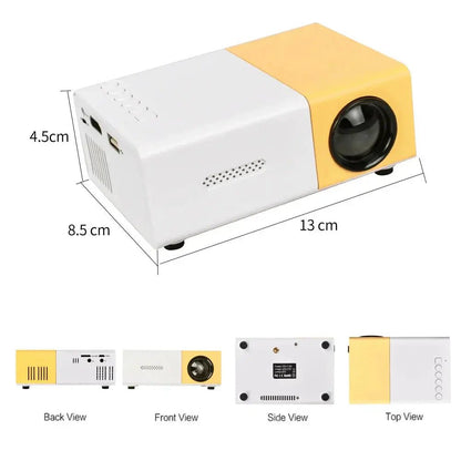Portable 1080P Full HD Mini Projector with 4K Video Playback - Crazy_Gadget#original_value#Crazy_Gadget
